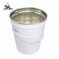 5 Gallon Tin Pail 20 Liter Paint Bucket Metal Tin Buckets